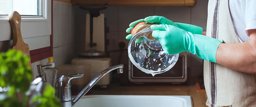 O eczema das mãos e a lavagem de louça